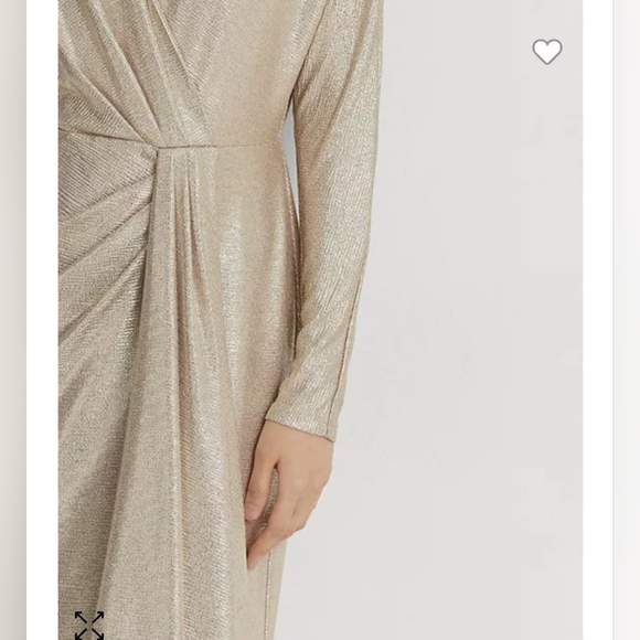 Lauren Ralph Lauren Faux Wrap Cocktail Dress - Picture 4 of 13